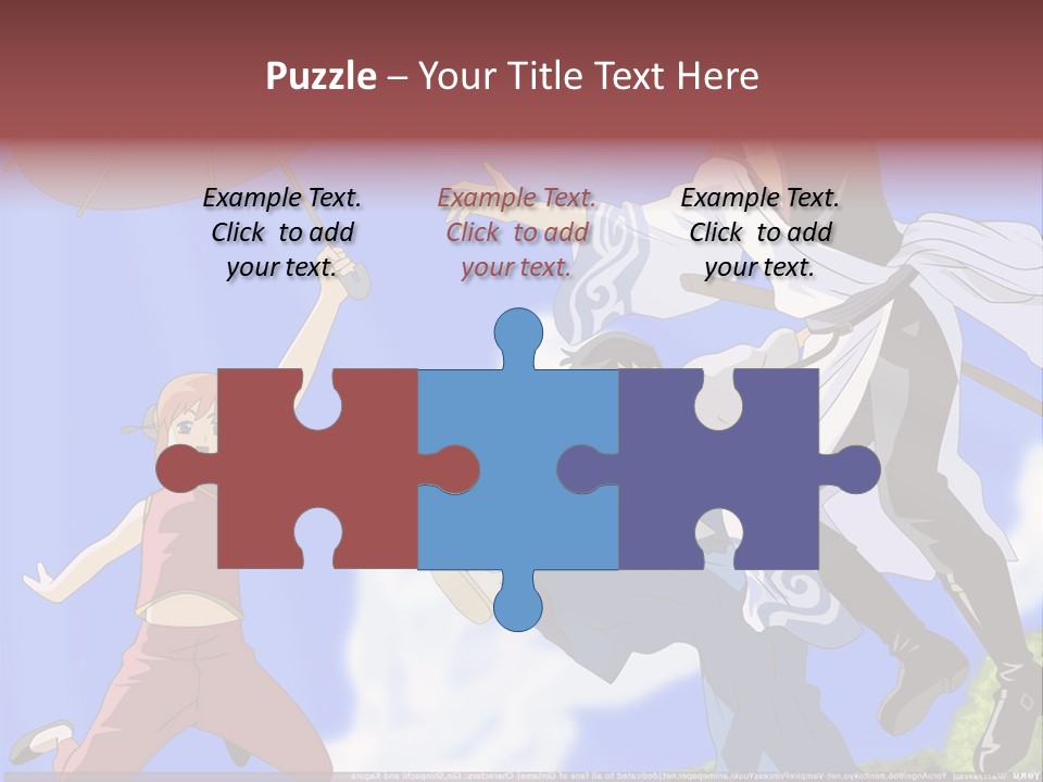 A Group Of People With An Umbrella In The Air PowerPoint Template