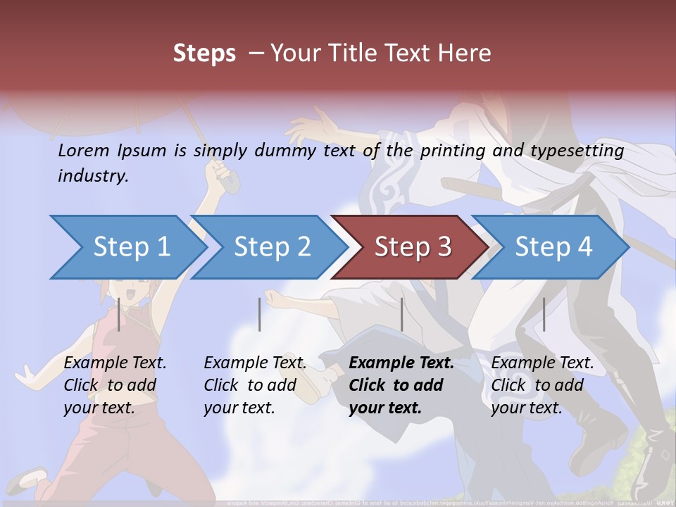 A Group Of People With An Umbrella In The Air PowerPoint Template