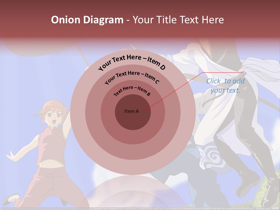 A Group Of People With An Umbrella In The Air PowerPoint Template