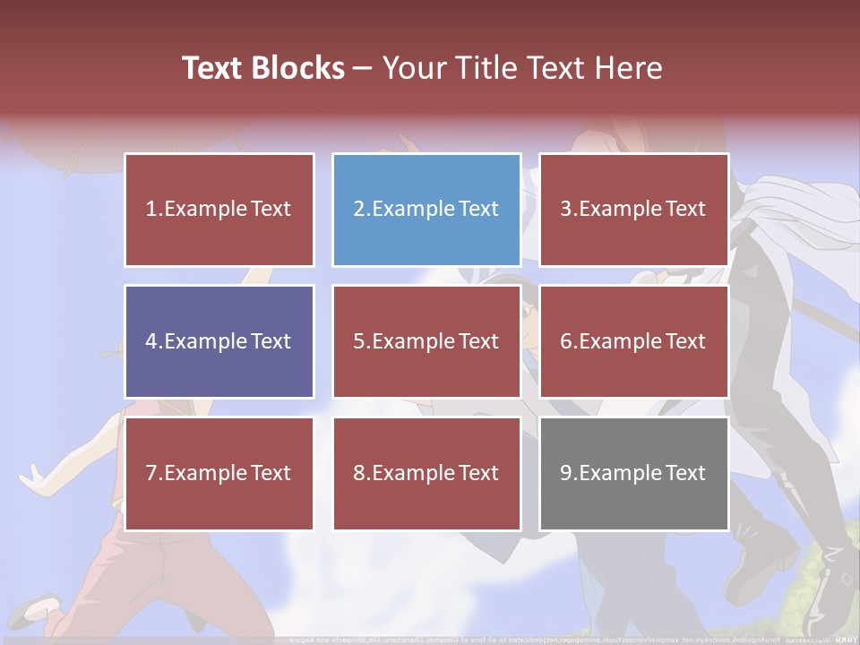 A Group Of People With An Umbrella In The Air PowerPoint Template