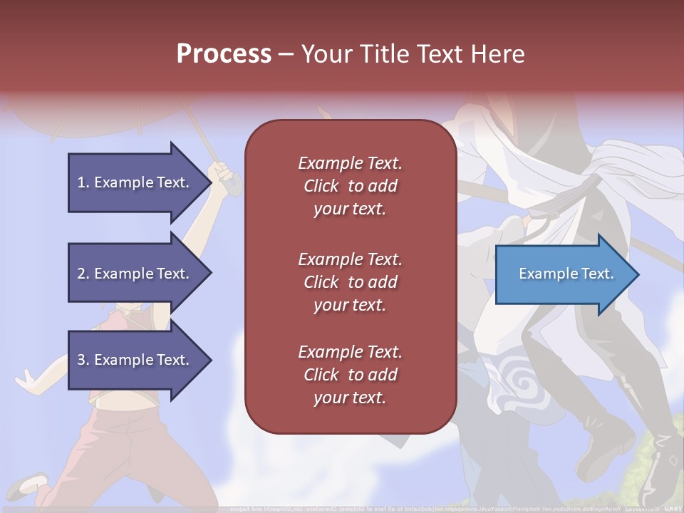A Group Of People With An Umbrella In The Air PowerPoint Template