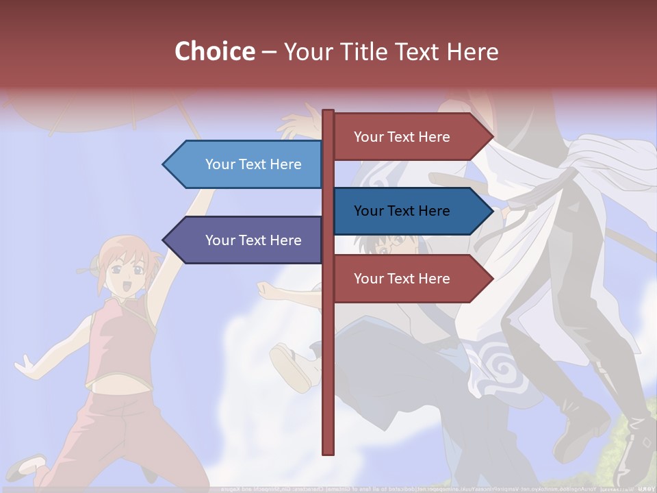 A Group Of People With An Umbrella In The Air PowerPoint Template