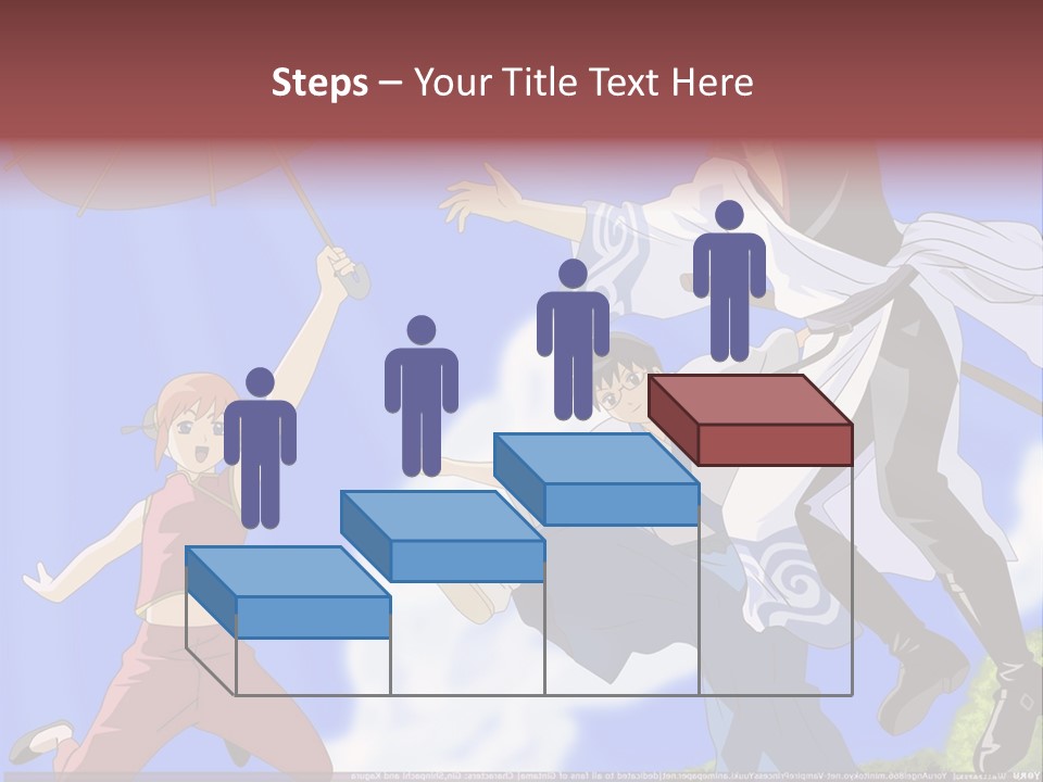 A Group Of People With An Umbrella In The Air PowerPoint Template