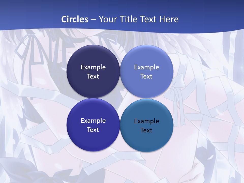 A Girl In A Blue Dress Is Sitting On The Ground PowerPoint Template