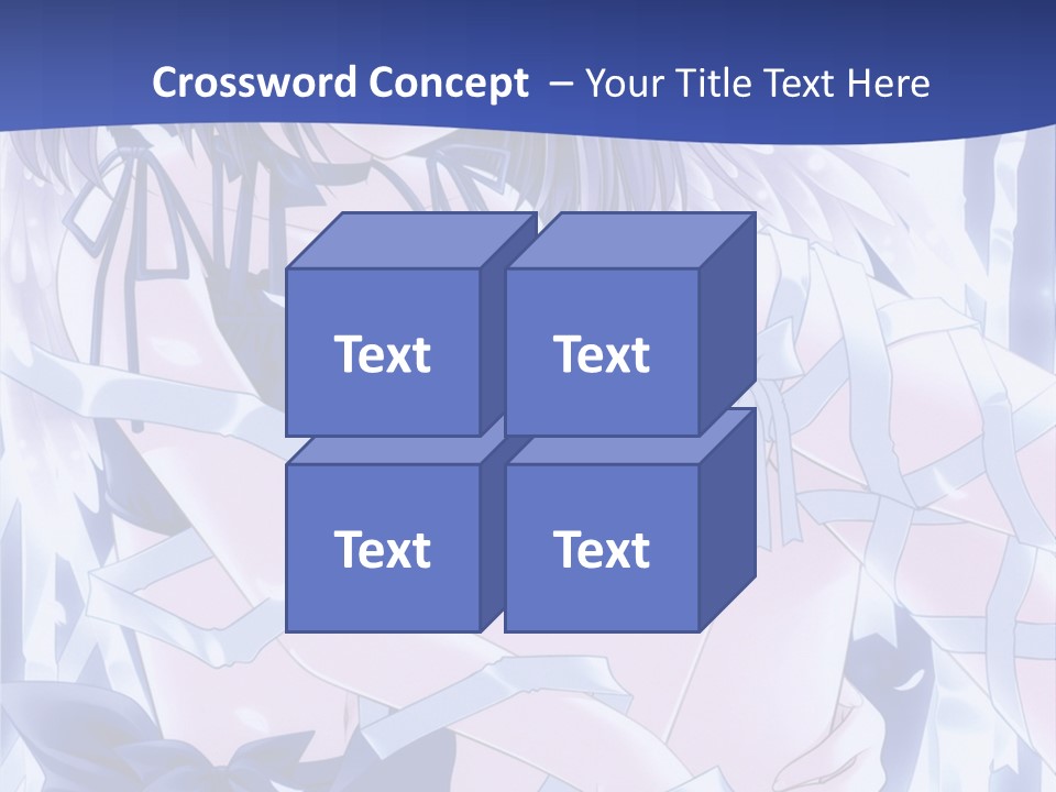 A Girl In A Blue Dress Is Sitting On The Ground PowerPoint Template