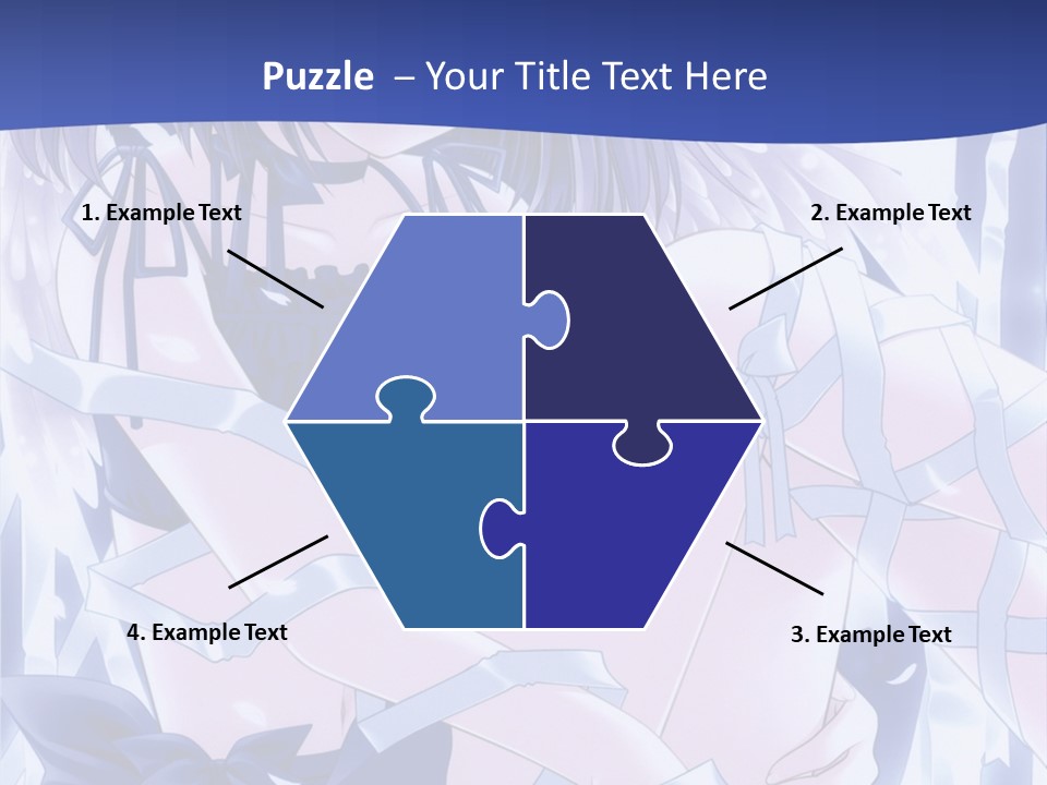 A Girl In A Blue Dress Is Sitting On The Ground PowerPoint Template