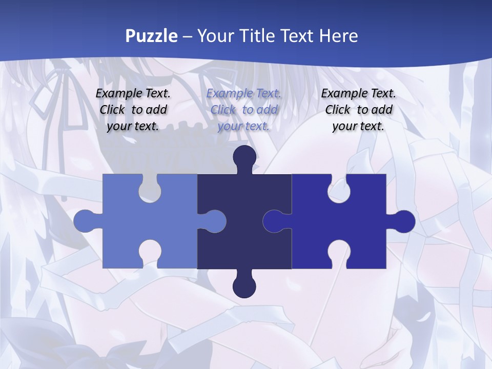 A Girl In A Blue Dress Is Sitting On The Ground PowerPoint Template