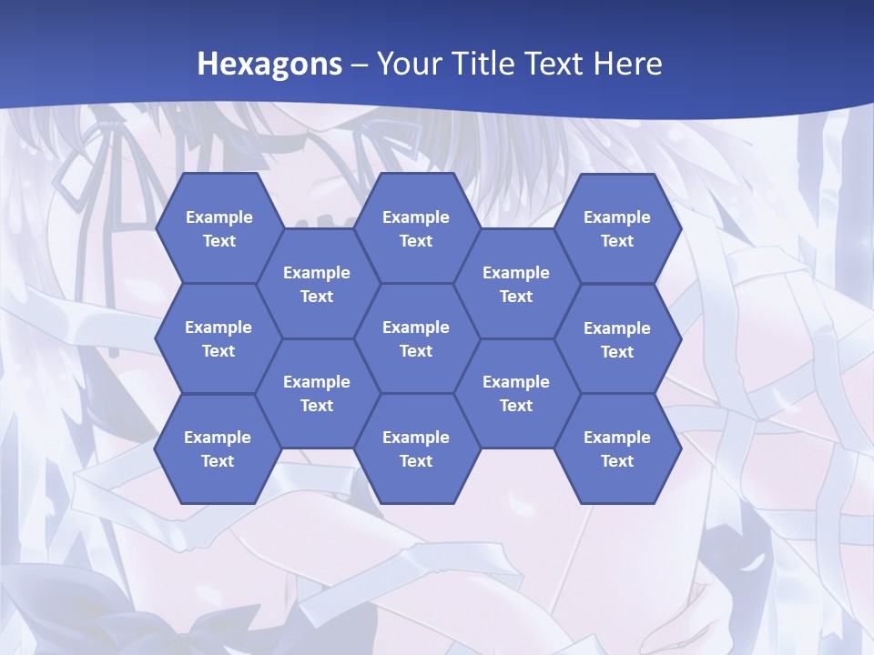 A Girl In A Blue Dress Is Sitting On The Ground PowerPoint Template