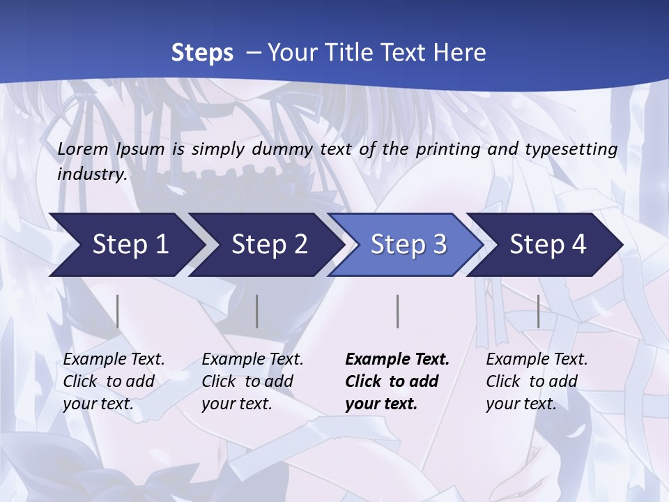 A Girl In A Blue Dress Is Sitting On The Ground PowerPoint Template