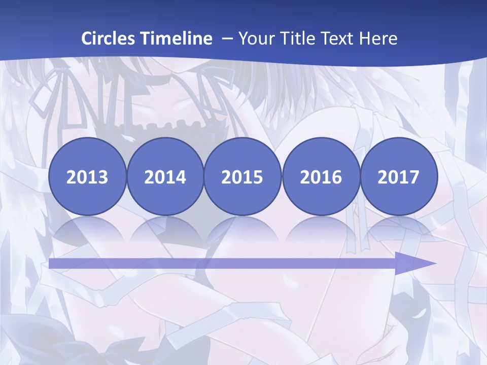 A Girl In A Blue Dress Is Sitting On The Ground PowerPoint Template