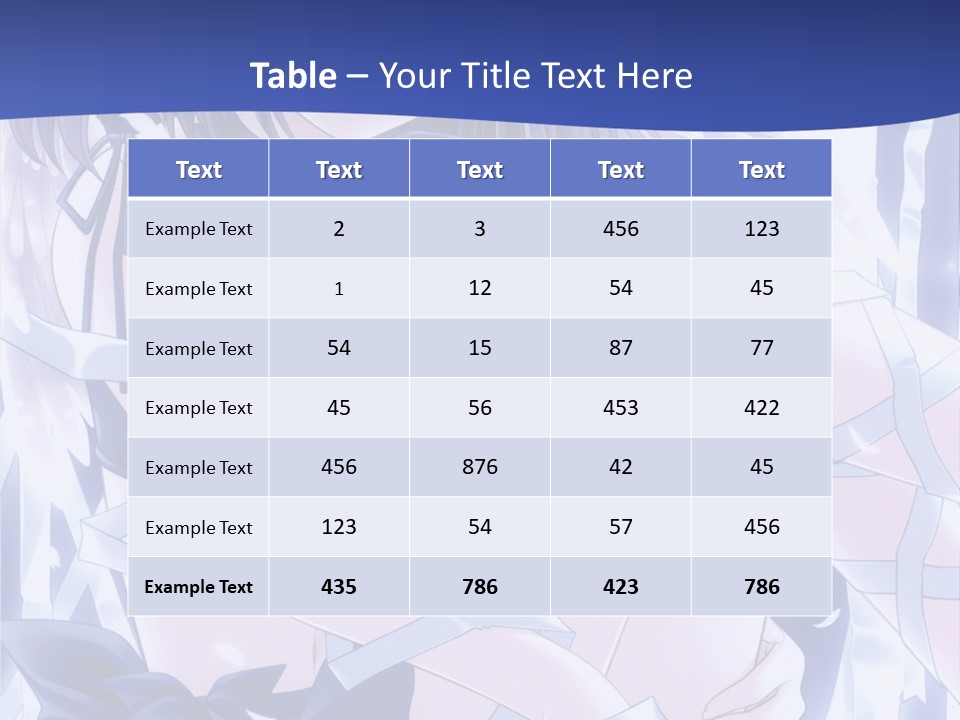 A Girl In A Blue Dress Is Sitting On The Ground PowerPoint Template