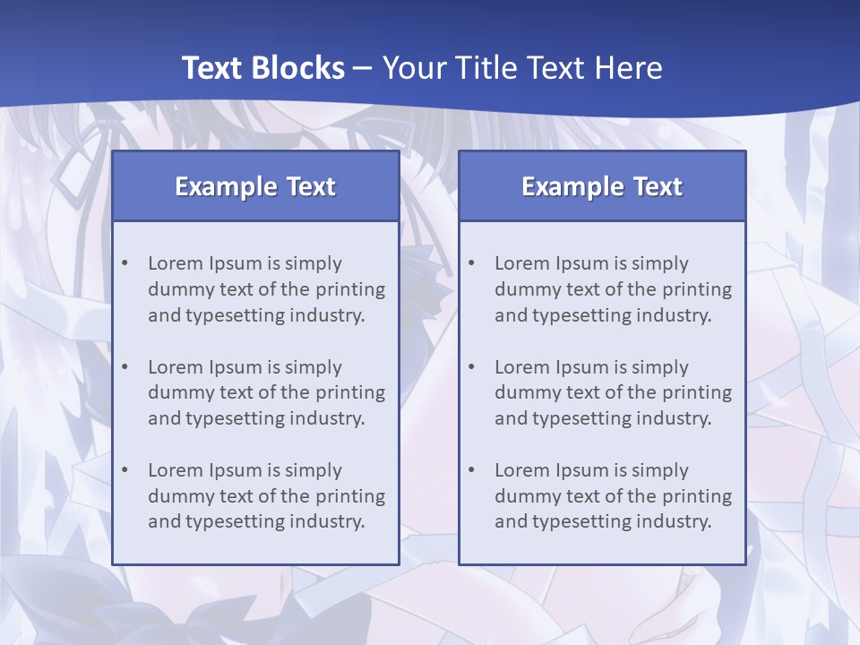 A Girl In A Blue Dress Is Sitting On The Ground PowerPoint Template