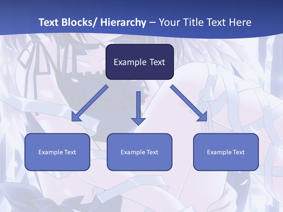 A Girl In A Blue Dress Is Sitting On The Ground PowerPoint Template