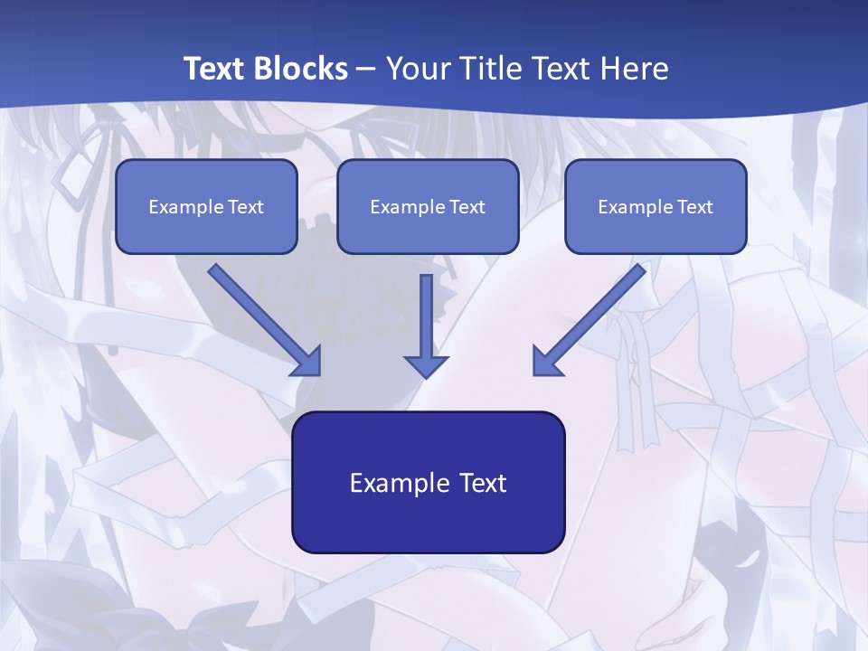 A Girl In A Blue Dress Is Sitting On The Ground PowerPoint Template