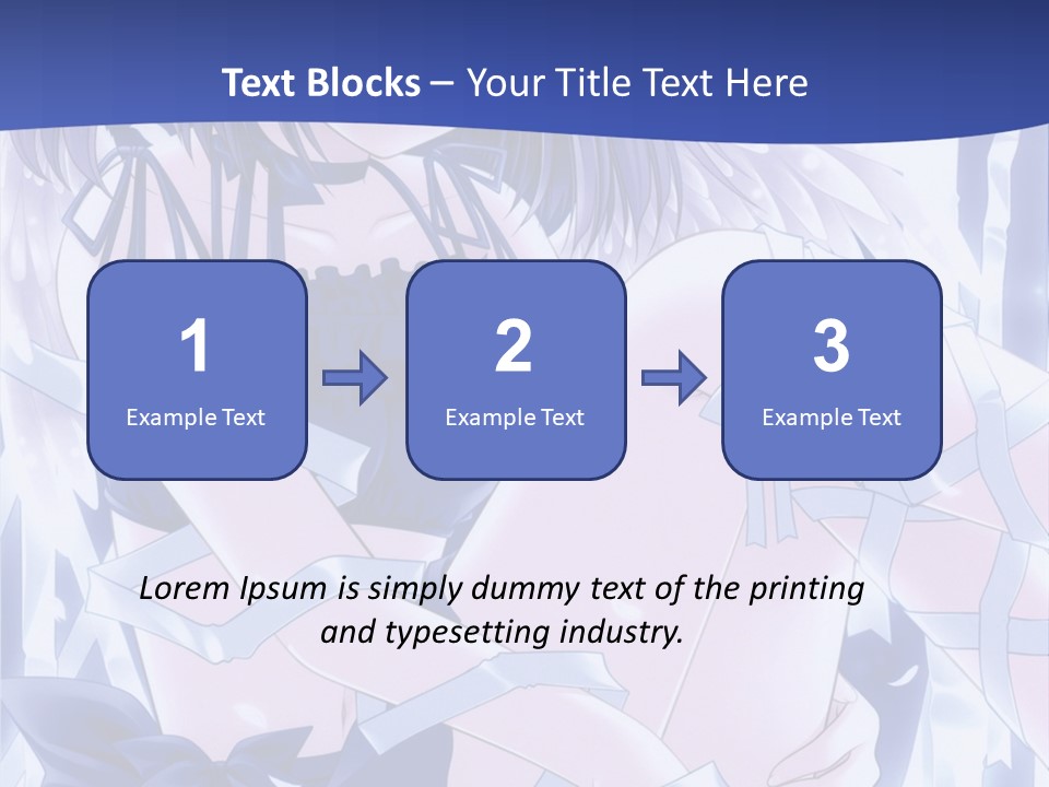 A Girl In A Blue Dress Is Sitting On The Ground PowerPoint Template