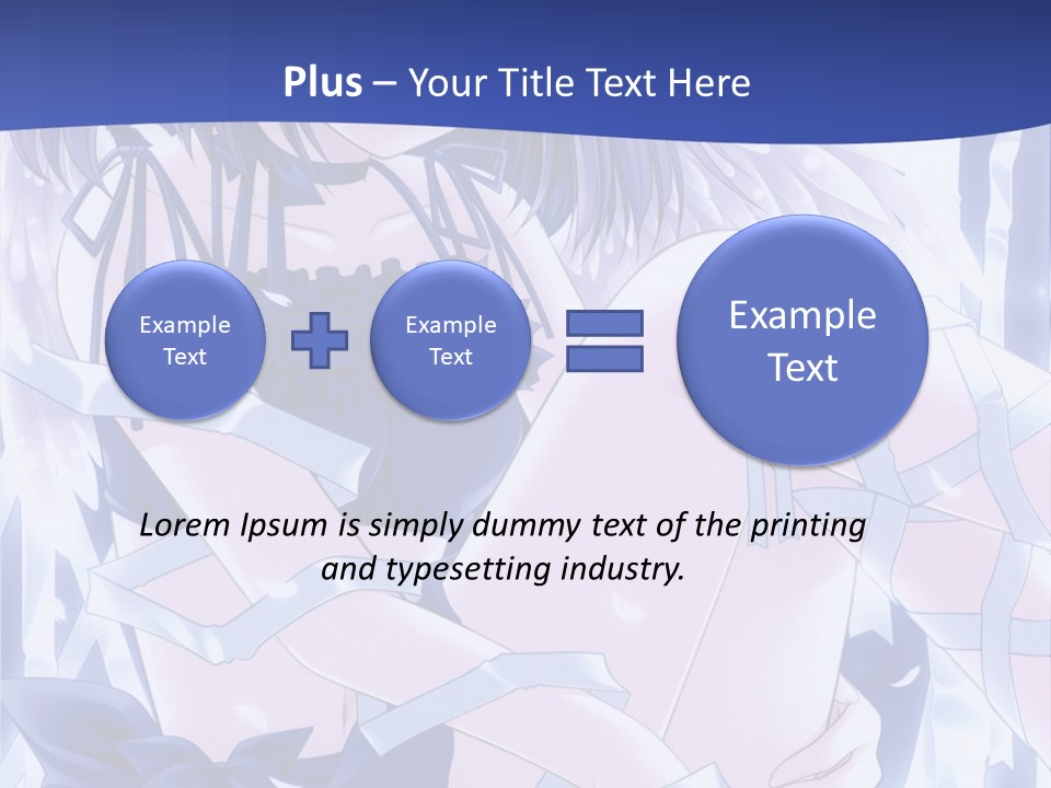 A Girl In A Blue Dress Is Sitting On The Ground PowerPoint Template