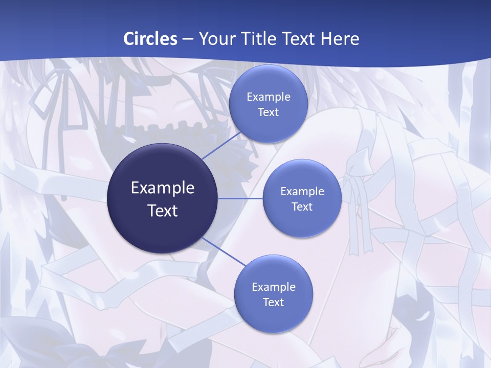 A Girl In A Blue Dress Is Sitting On The Ground PowerPoint Template