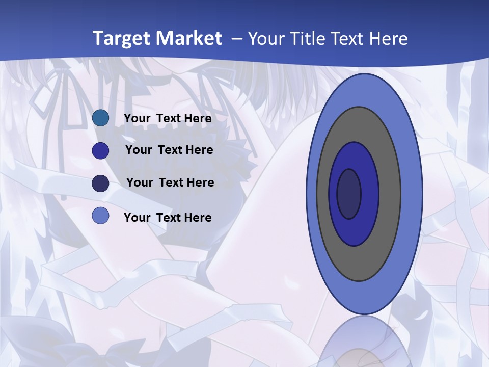 A Girl In A Blue Dress Is Sitting On The Ground PowerPoint Template