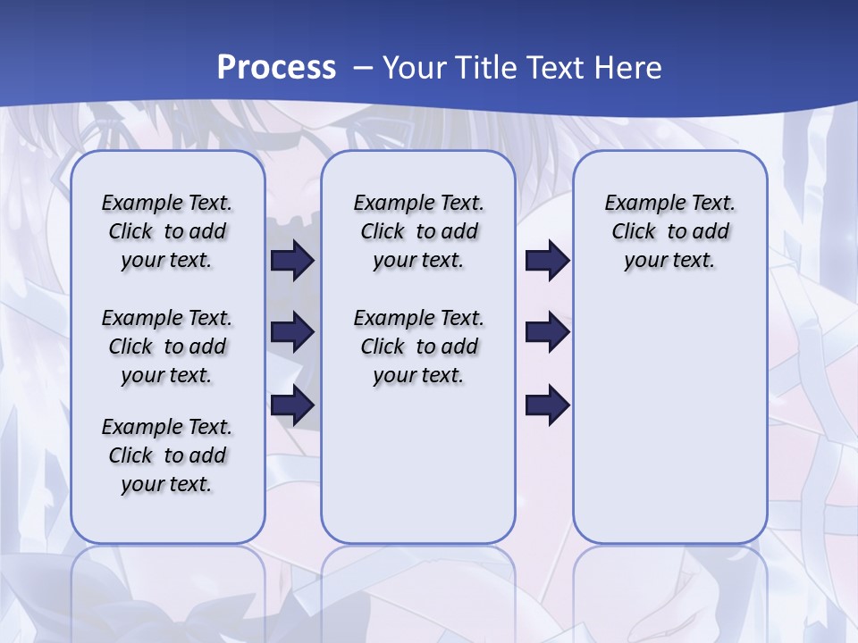 A Girl In A Blue Dress Is Sitting On The Ground PowerPoint Template