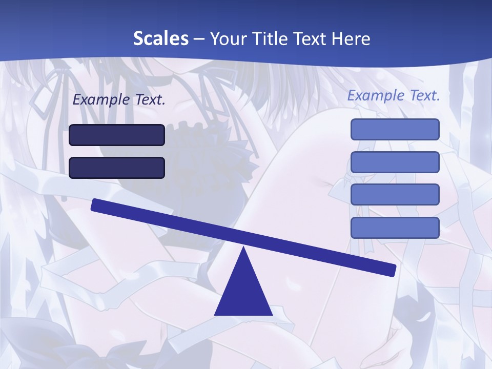 A Girl In A Blue Dress Is Sitting On The Ground PowerPoint Template