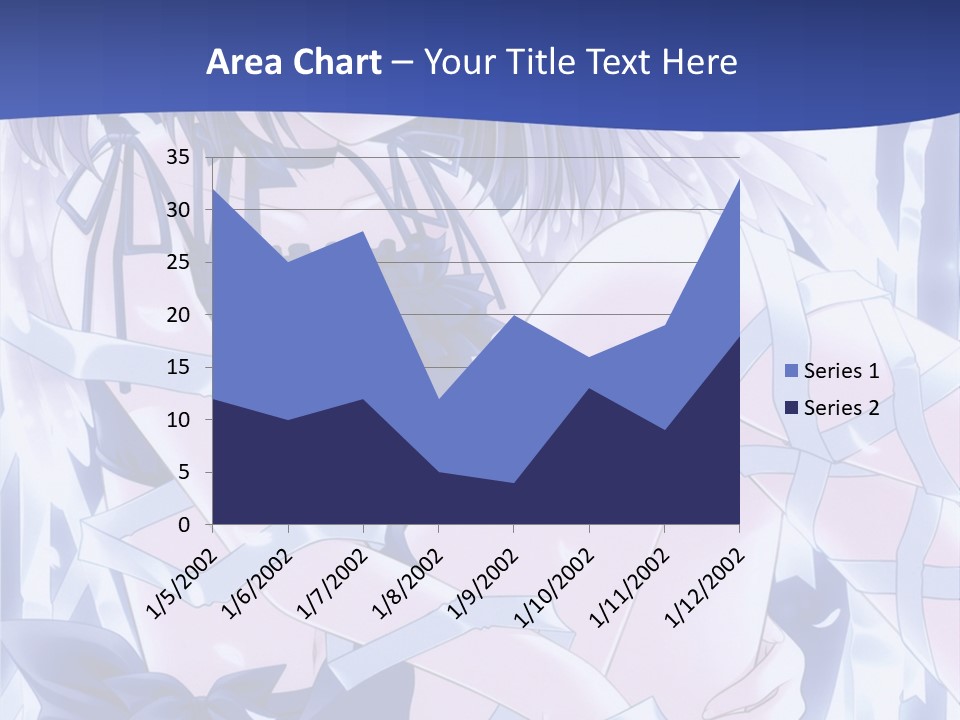 A Girl In A Blue Dress Is Sitting On The Ground PowerPoint Template