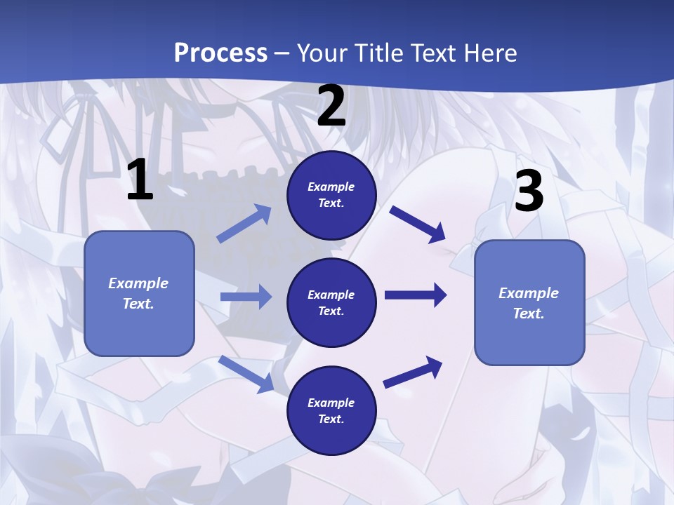 A Girl In A Blue Dress Is Sitting On The Ground PowerPoint Template