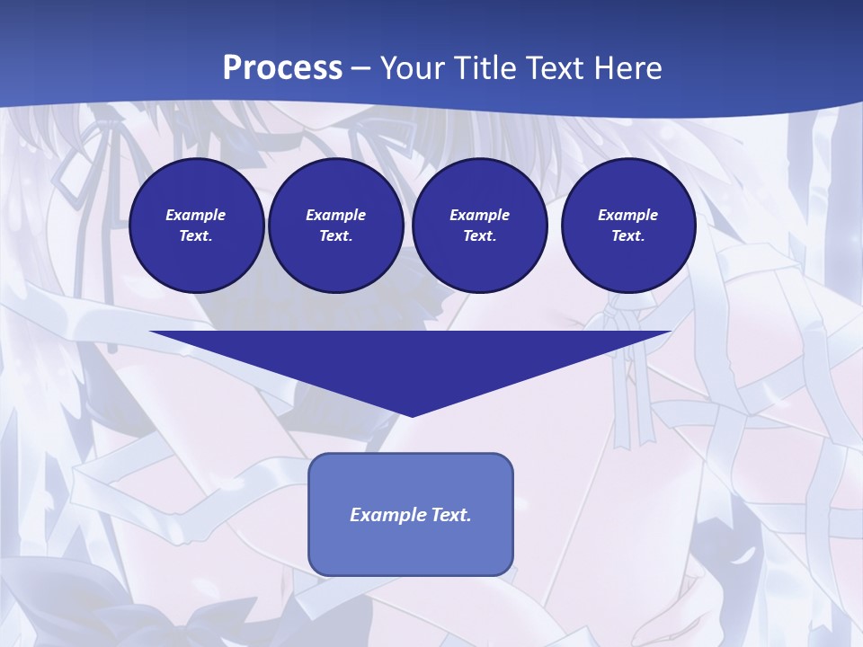 A Girl In A Blue Dress Is Sitting On The Ground PowerPoint Template