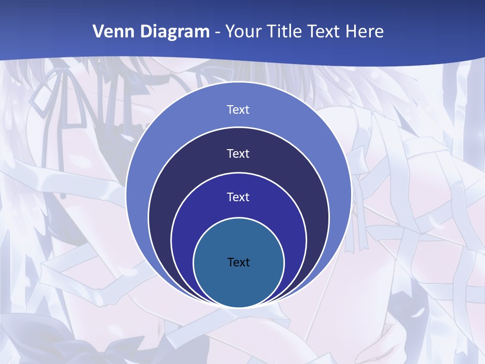 A Girl In A Blue Dress Is Sitting On The Ground PowerPoint Template