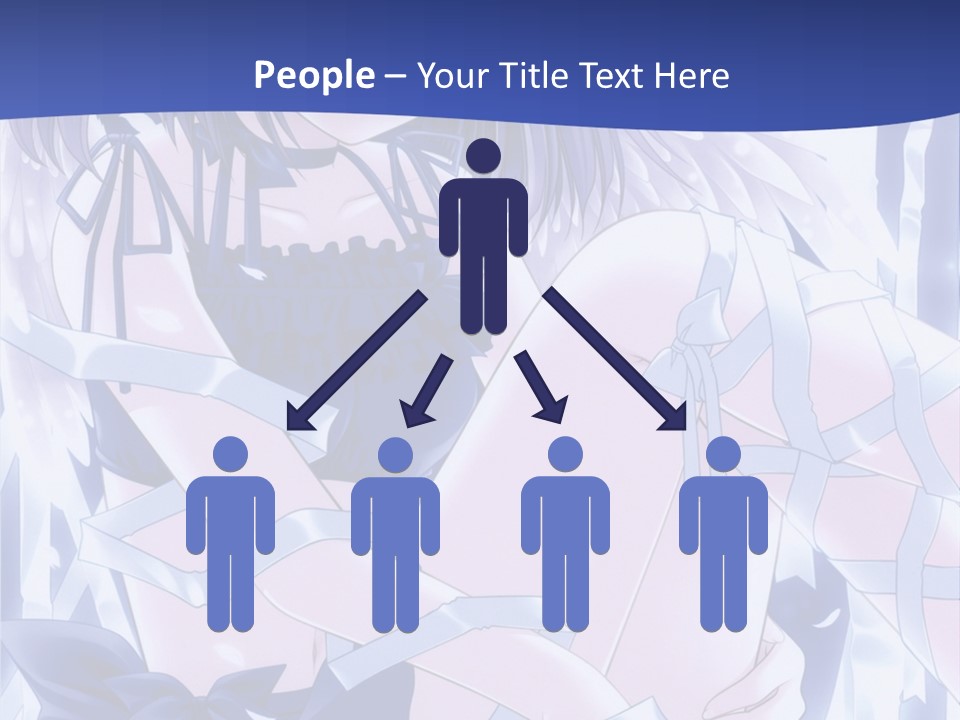 A Girl In A Blue Dress Is Sitting On The Ground PowerPoint Template