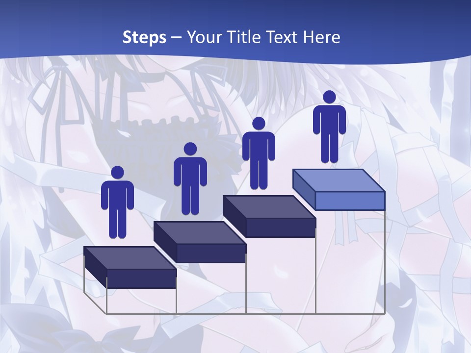 A Girl In A Blue Dress Is Sitting On The Ground PowerPoint Template