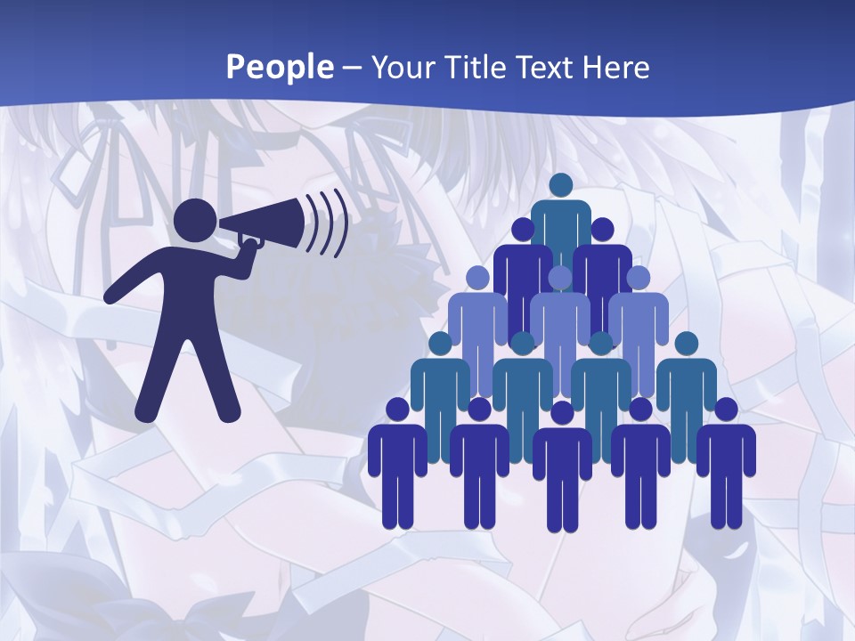 A Girl In A Blue Dress Is Sitting On The Ground PowerPoint Template