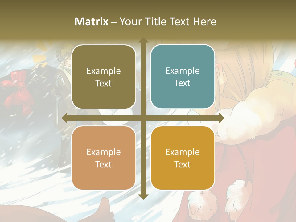 A Group Of People Standing In The Snow PowerPoint Template