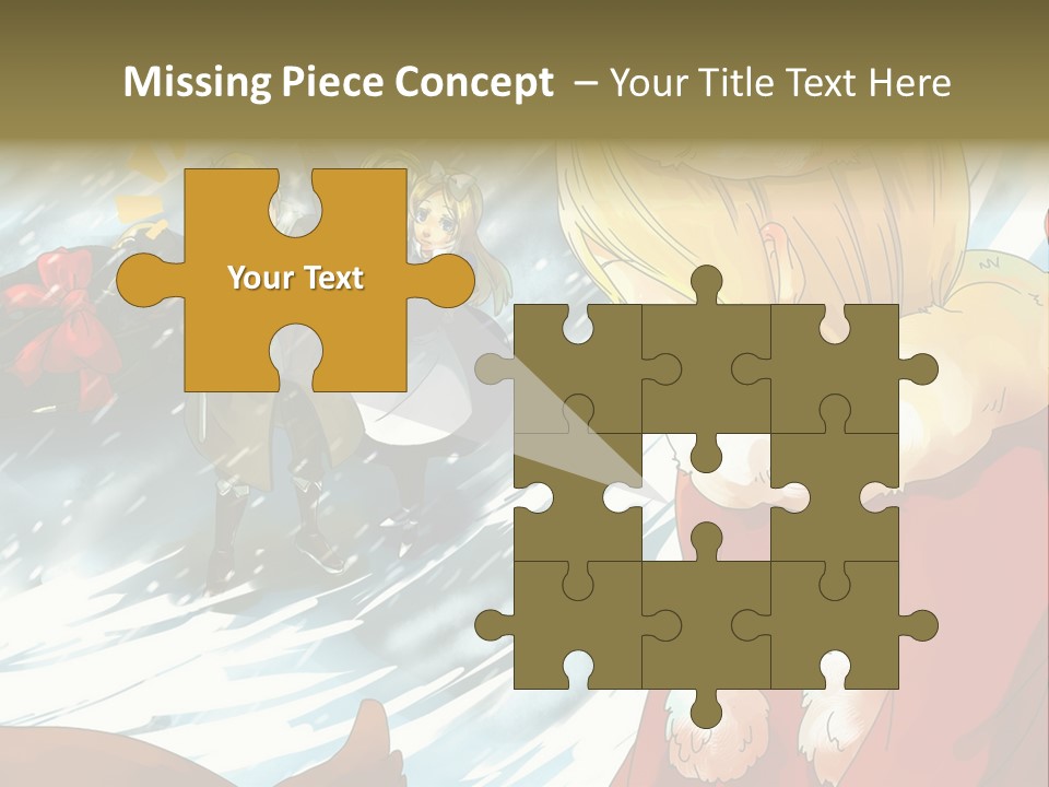 A Group Of People Standing In The Snow PowerPoint Template