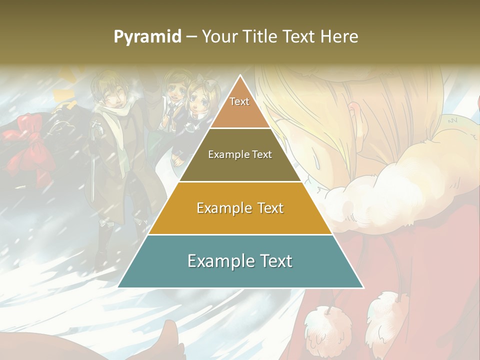 A Group Of People Standing In The Snow PowerPoint Template