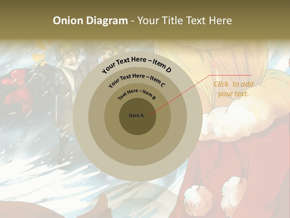 A Group Of People Standing In The Snow PowerPoint Template