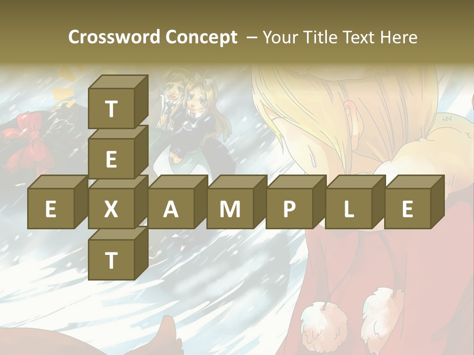 A Group Of People Standing In The Snow PowerPoint Template