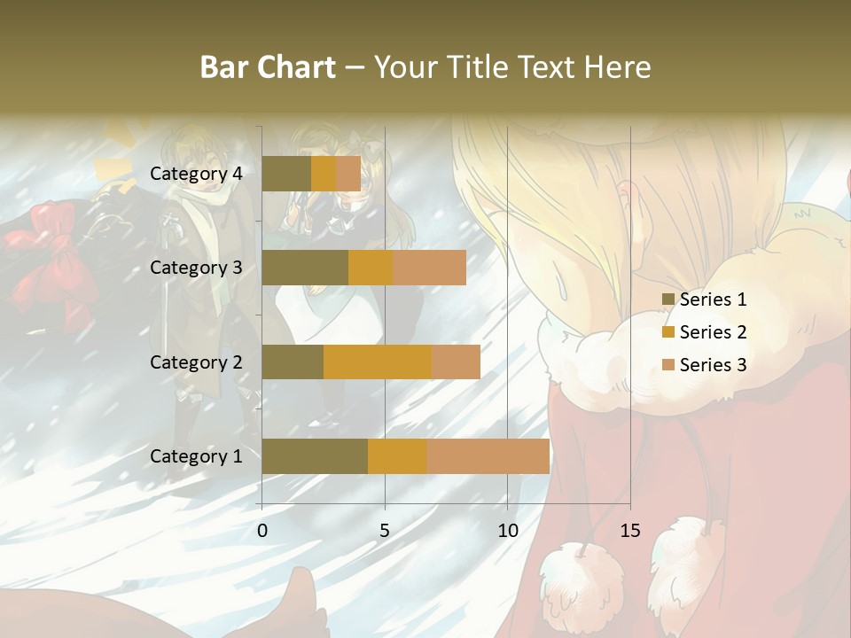 A Group Of People Standing In The Snow PowerPoint Template