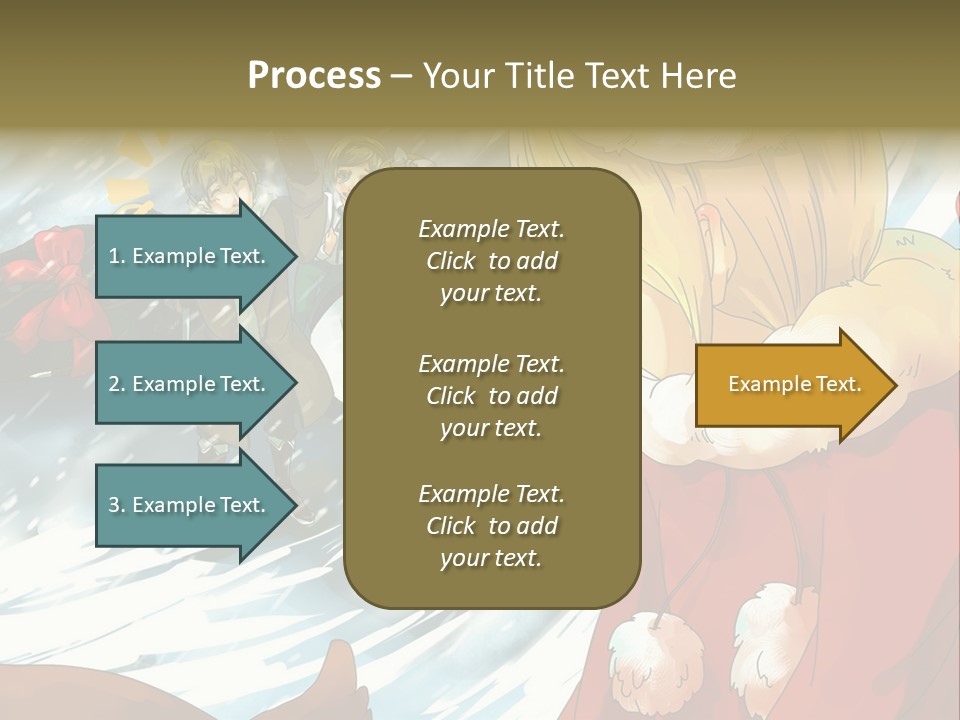 A Group Of People Standing In The Snow PowerPoint Template