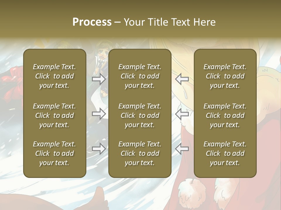 A Group Of People Standing In The Snow PowerPoint Template