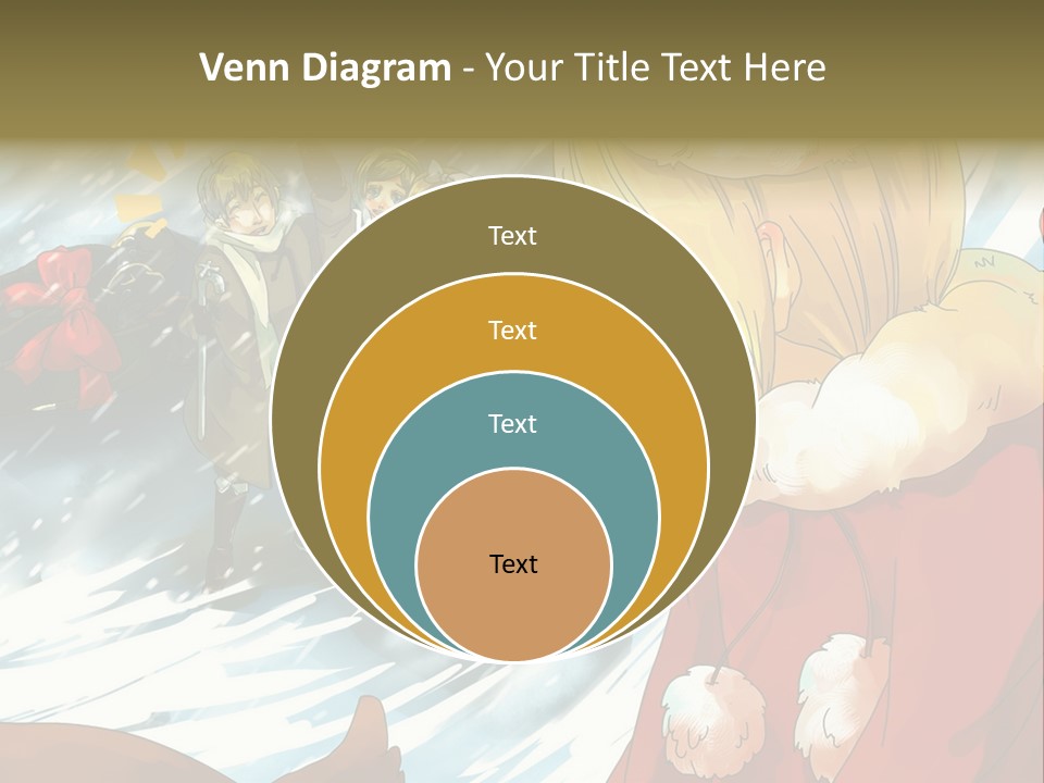 A Group Of People Standing In The Snow PowerPoint Template