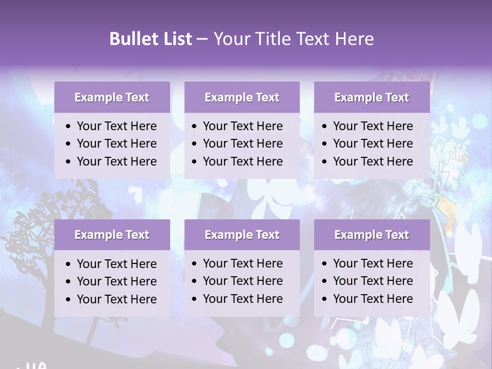 A Woman In A Purple Dress Standing In Front Of A Tree PowerPoint Template