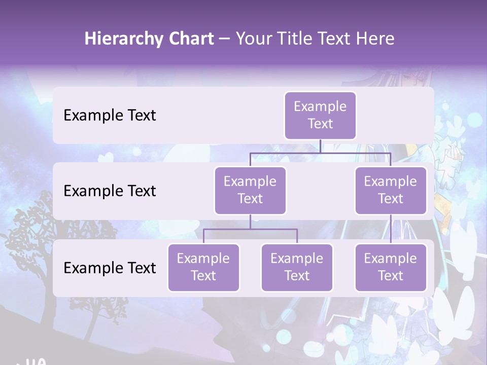 A Woman In A Purple Dress Standing In Front Of A Tree PowerPoint Template