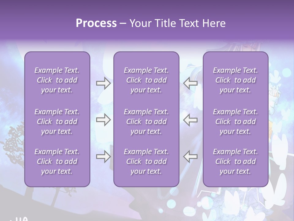 A Woman In A Purple Dress Standing In Front Of A Tree PowerPoint Template