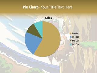 A Cartoon Character Is Standing Next To A Tree PowerPoint Template