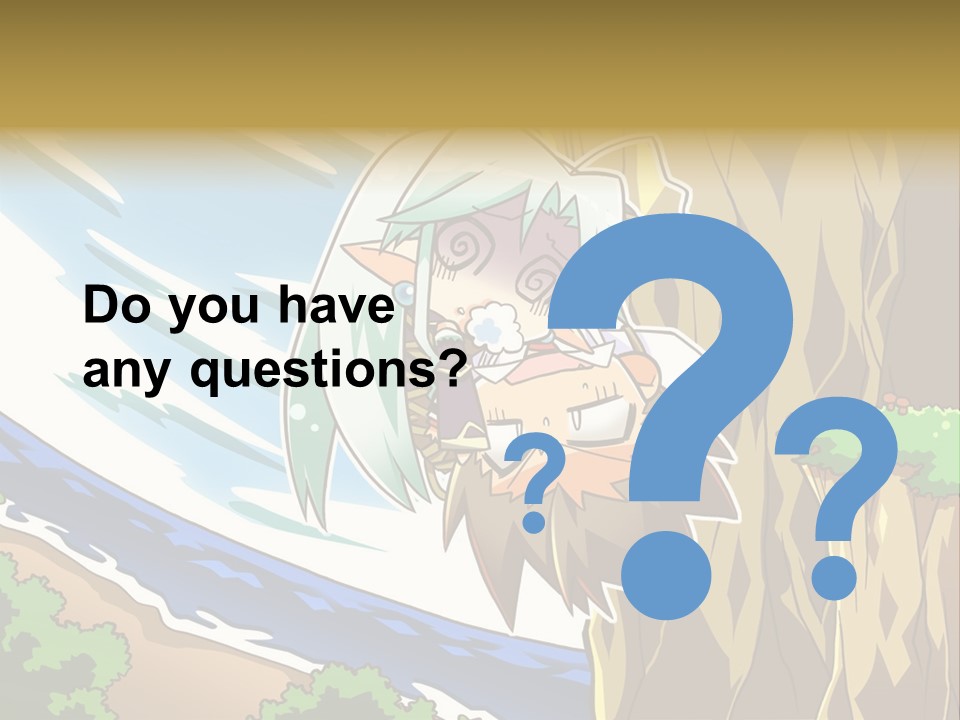 A Cartoon Character Is Standing Next To A Tree PowerPoint Template