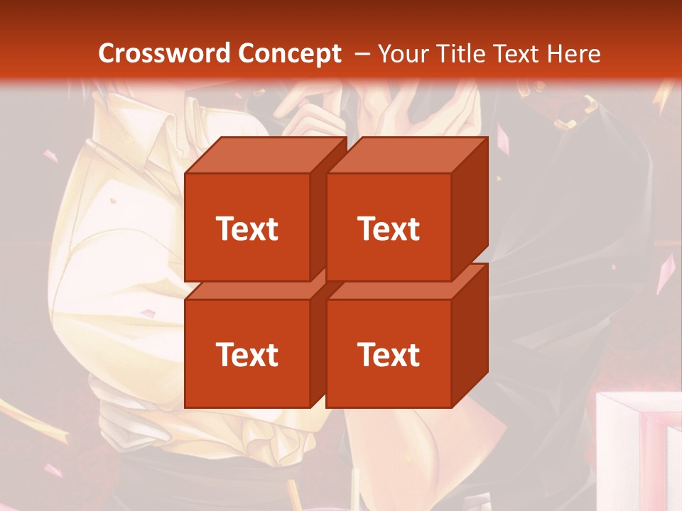 A Couple Of People That Are Kissing In Front Of A Cake PowerPoint Template