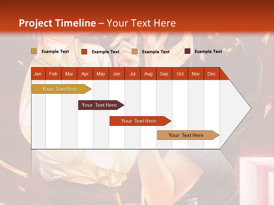 A Couple Of People That Are Kissing In Front Of A Cake PowerPoint Template