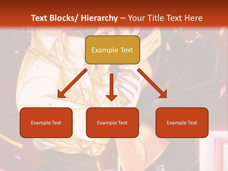 A Couple Of People That Are Kissing In Front Of A Cake PowerPoint Template