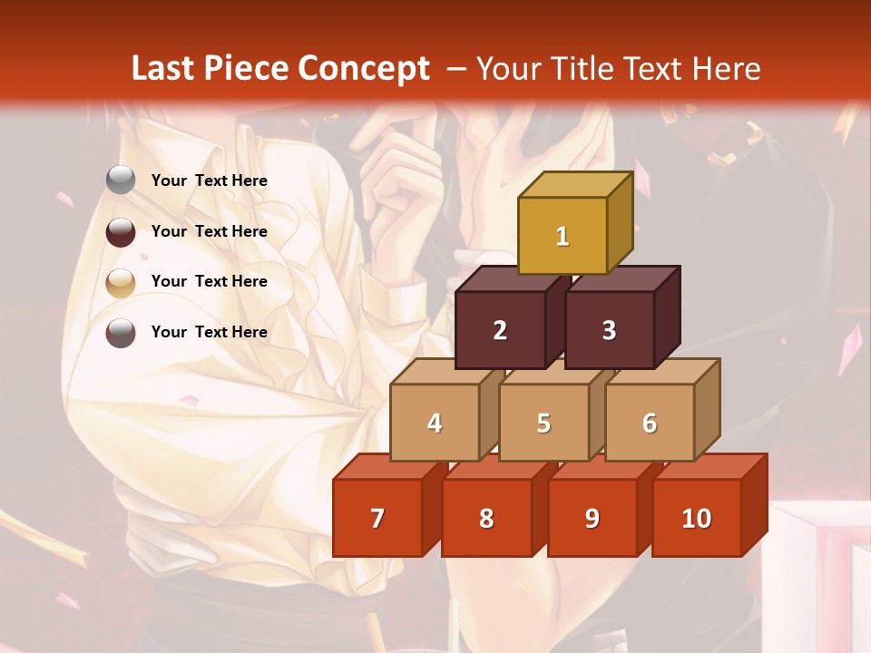 A Couple Of People That Are Kissing In Front Of A Cake PowerPoint Template