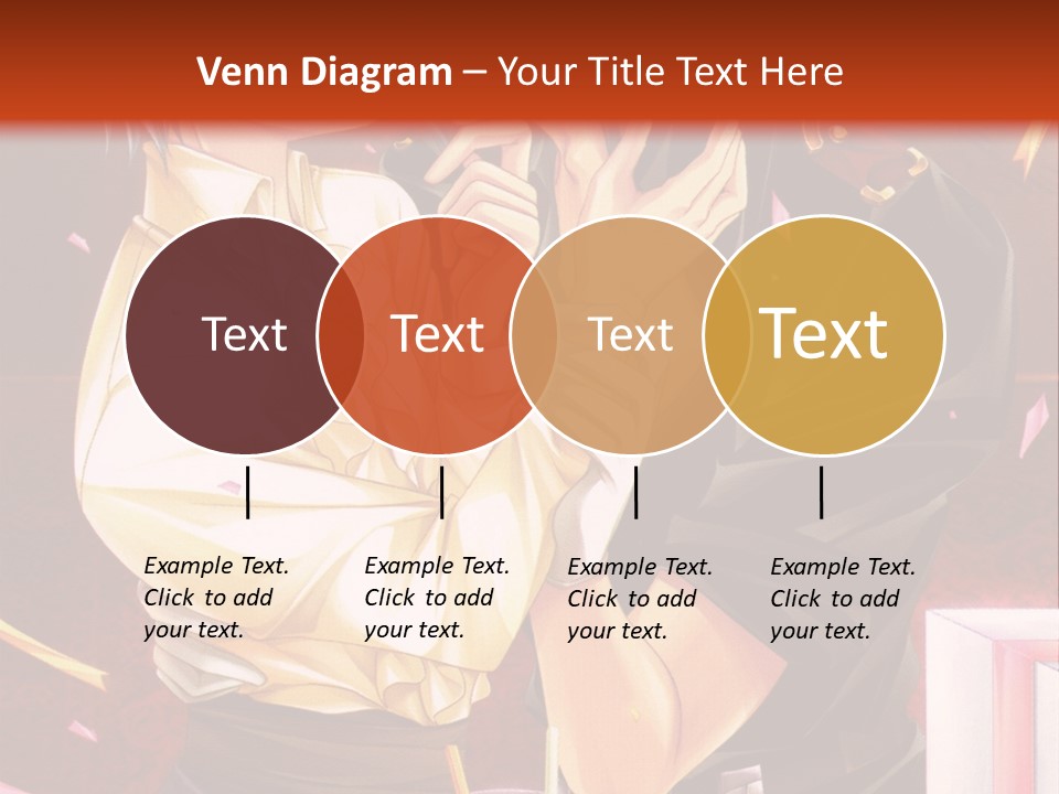 A Couple Of People That Are Kissing In Front Of A Cake PowerPoint Template
